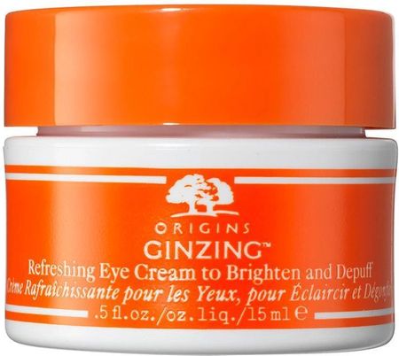 Origins Ginzing Brightening Eye Cream Rozświetlający I Zmniejszający Obrzęk Krem Pod Oczy Z Witaminą C I Niacynamidem Cool 15Ml