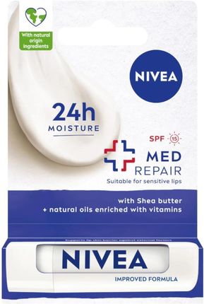 Nivea Pielęgnująca Pomadka Do Ust Med Repair 4.8G