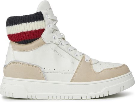 Sneakersy damskie  TOMMY HILFIGER   T3A9-32989-1269A493  OFF-WHITE (39, Biały)