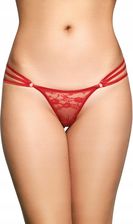 SoftLine 2498 Czerwone Stringi Damskie S/m