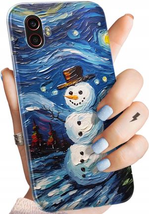 Hello Case Etui Do Samsung Galaxy Xcover 6 Pro Bałwan Zima Śnieg Obudowa