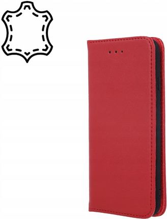 Telforceone Etui Z Klapką Skórzane Do Xiaomi Redmi Note 12 4G Czerwone