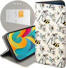 Hello Case Etui Z Klapką Do Iphone 14 Plus Owady Motyle Pszczółki Futerał