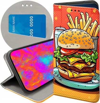 Hello Case Etui Do Motorola Moto G22 4G Hamburger Burgery Fast Food Jedzenie
