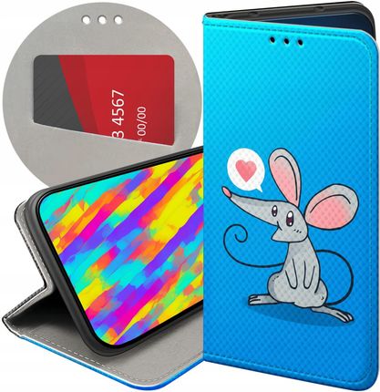 Hello Case Etui Z Klapką Do Huawei Y6 2017 Y5 Myszka Mouse Mini Futerał