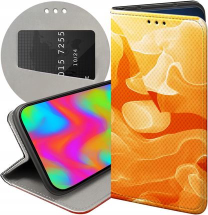 Hello Case Etui Z Klapką Do Motorola Moto E5 Plus Pomarańczowe Pomarańcze Orange