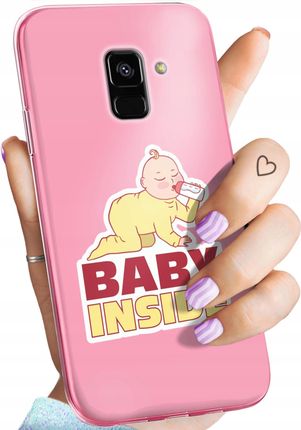 Hello Case Etui Do Samsung Galaxy A5 A8 2018 Ciążowe Pregnant Baby Shower