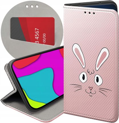 Hello Case Etui Z Klapką Do Samsung Galaxy A03S Królik Zając Bunny Futerał
