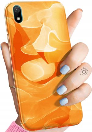 Hello Case Etui Do Huawei Y5 2019 Pomarańczowe Pomarańcze Orange Obudowa