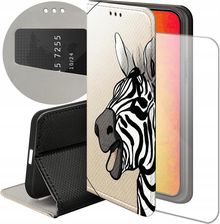 Hello Case Etui Z Klapką Do Iphone 15 Pro Zebra Zeberka Paski Futerał Pokrowiec