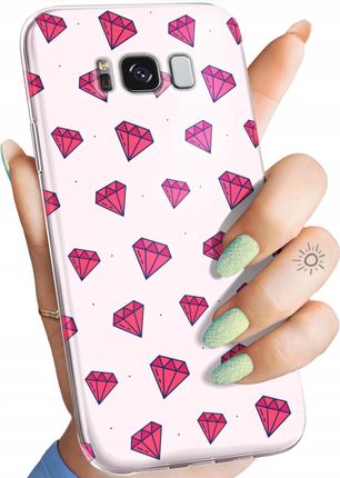 Hello Case Etui Do Samsung Galaxy S8 Plus Cyrkonie Diamenty Kryształy Obudowa