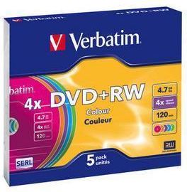 Verbatim DVD-RW 4.7GB 4x 5szt