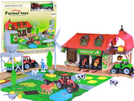 Leantoys Zestaw Farma Toys Traktor Dzieci