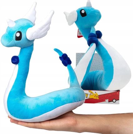Jazwares Maskotka Dragonair Pokemon Duża 30Cm Niebieski Wąż