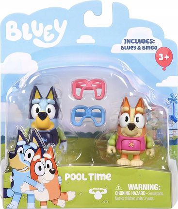 Moose Toys Bluey Dingo Pool Time Basen Bingo Figurki Figurka
