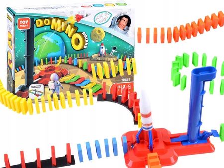 Leantoys Gra Zręcznościowa Zabawka Edukacyjna Dla Dzieci Rakieta Domino