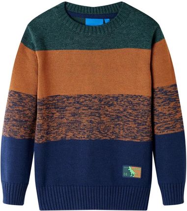 Sweter dziecięcy z dzianiny, kolorowy, 92