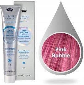 Lisap Light Scale Color Pink Bubble Toner Farba Bez Amoniaku Do Włosów Blond 100 ml
