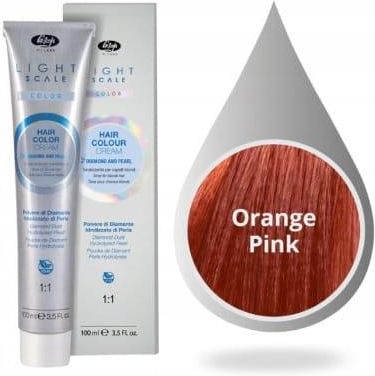 Lisap Light Scale Color Orange Pink Toner Farba Bez Amoniaku Do Włosów Blond 100 ml