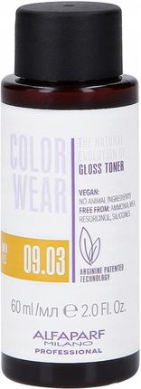 Alfaparf Color Wear Gloss Toner Do Włosów Kolor 09.03 60 ml