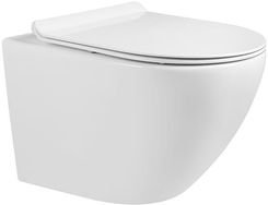 Miska WC z deską Slim soft close Bevisa Tavi Round 49 biała 1750148