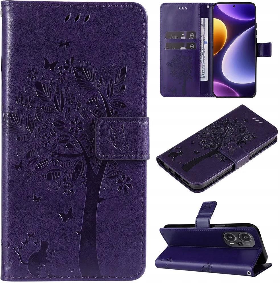 Custodia Portafoglio Per Xiaomi Redmi 9C, Pelle PU, Chiusura Magnetica