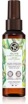 Yves Rocher Bain De Nature Perfumowany Spray Do Ciała I Włosów Olive & Petit Grain 100 ml