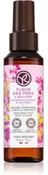 Yves Rocher Bain De Nature Perfumowany Spray Do Ciała I Włosów Meadow Flower & Heather 100 ml