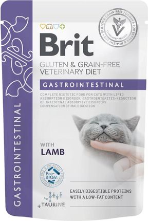 Brit Veterinary Diet GASTROINTESTINAL Cat z Jagnięciną 100g