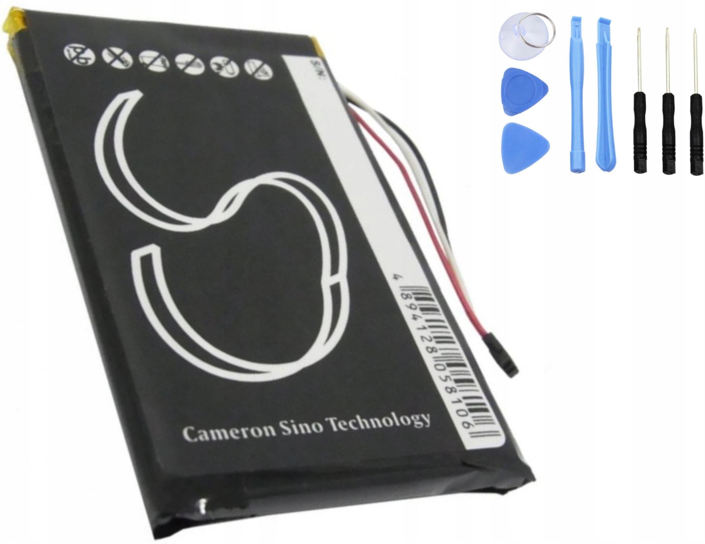 Batterie 800mAh Li-ion 3.7V Compatible GPS Takara GP55BT, Curtis GPD430, Wayteq X820 - Remplace 554844P - 8