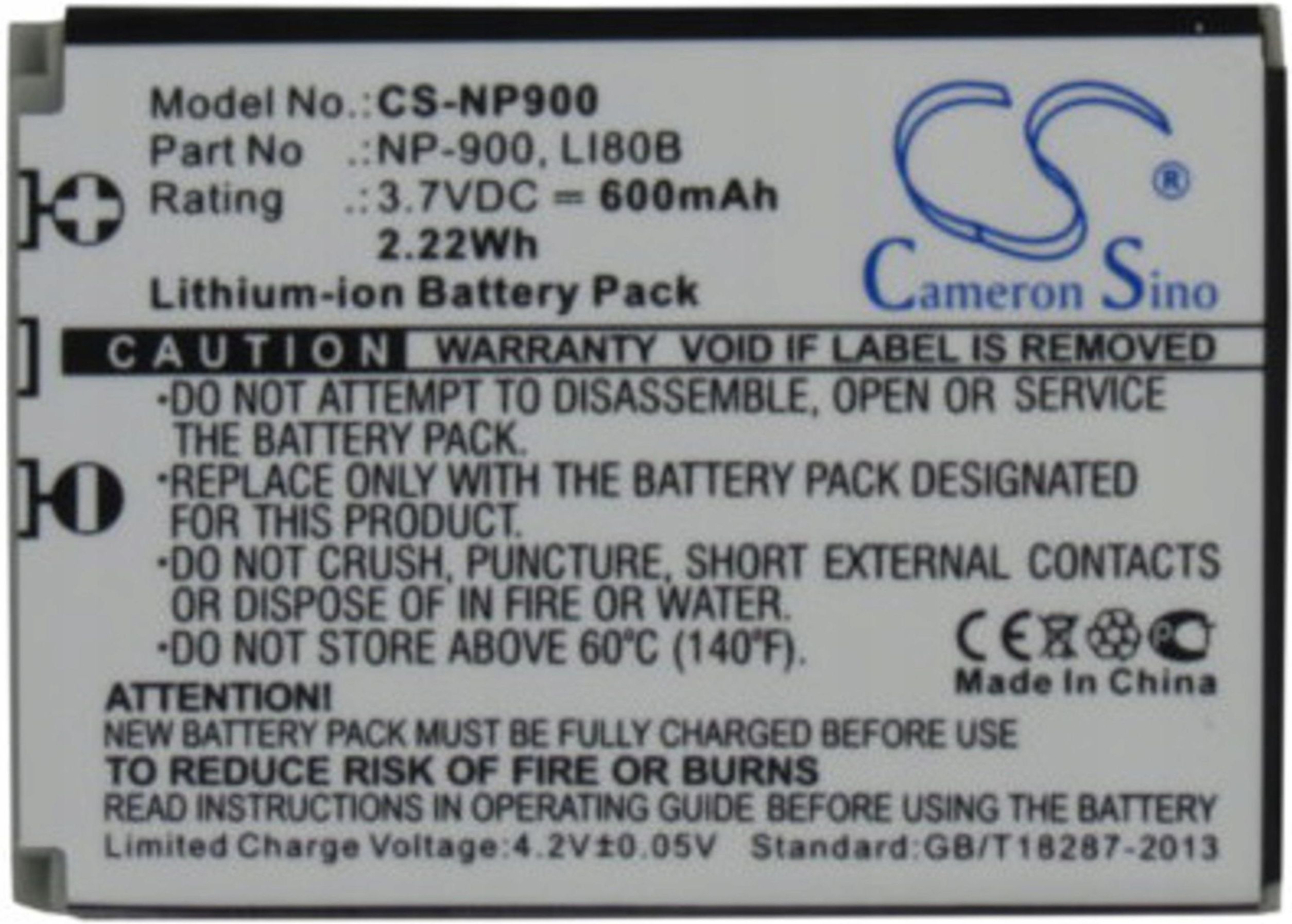 Baterie T6 power NP-900, 2491-0015-00, 2491-0037-00, Li-80B, BATS4