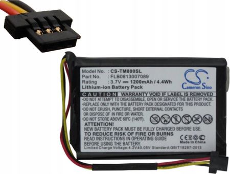 Cameron Sino Bateria Do Tomtom Go 600 Go 60 One V4 Xl 30 350 One Xl 30 Xl 350Tm Xxl 540S - zdjęcie 3