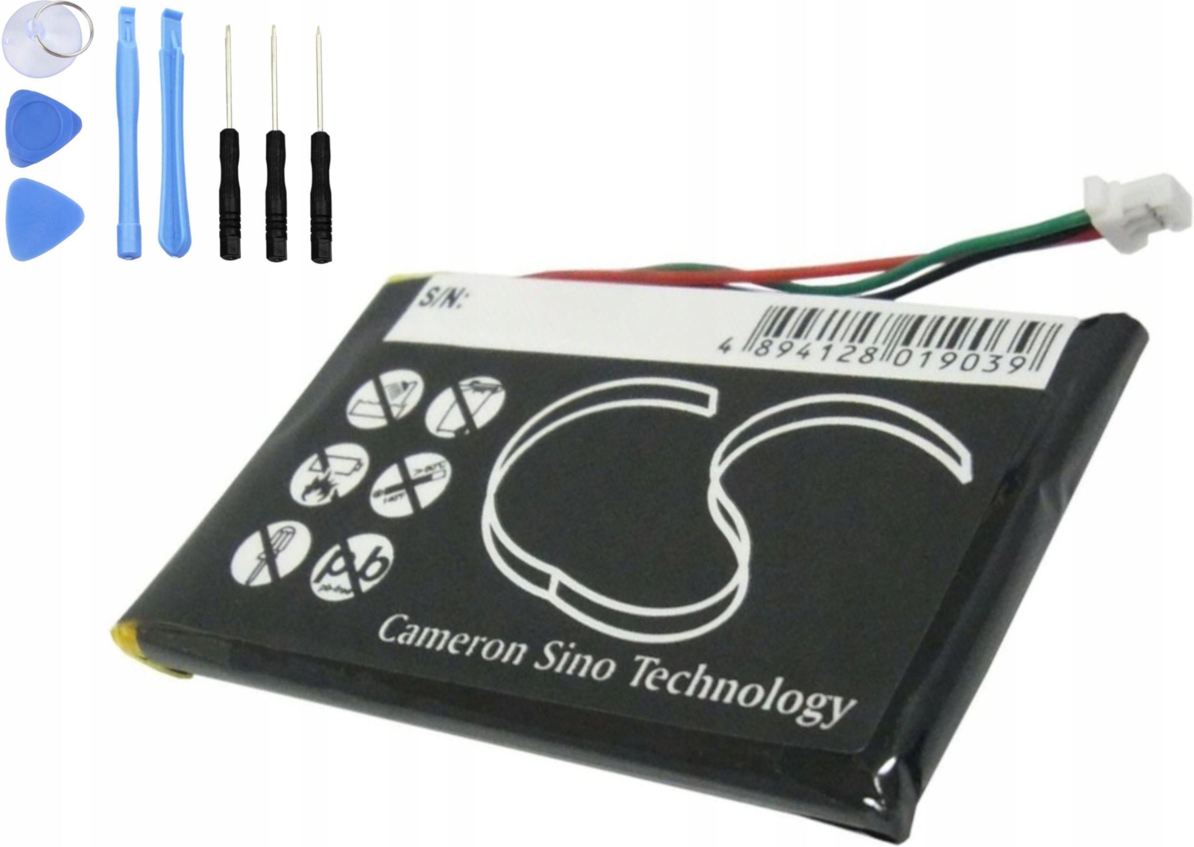 Batteria TECHTEK 1000mAh Per Garmin – Compatibile Con Edge Touring Plus, Nuvi 2300, 2350, 2360 E Altri