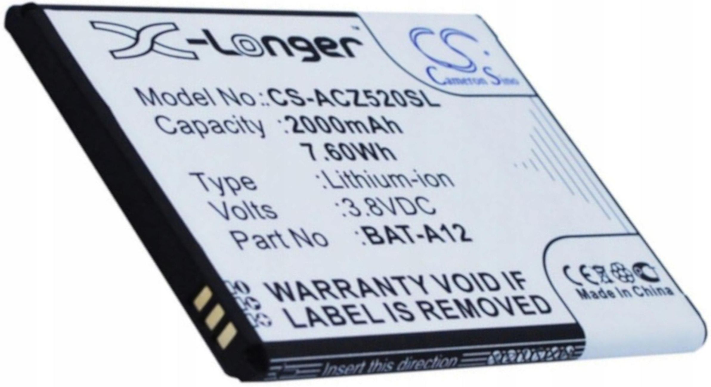 CS - Batteria Agli Ioni Di Litio Da 2000 MAh, Compatibile Con - Foto 4