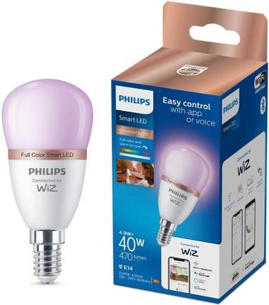 Philips Smart LED Żarówka E14 P45 4,9 W (40 W), kolorowe światło (929003499721)