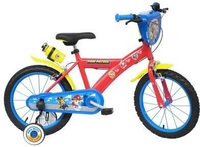 Nickelodeon Rower Dziecięcy Psi Patrol 16 Cali Niebiesko-Czerwony Dla Chłopca