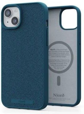 Njord By Elements Etui Fabric Tonal Magsafe Do Apple Iphone 15 Plus Niebieski