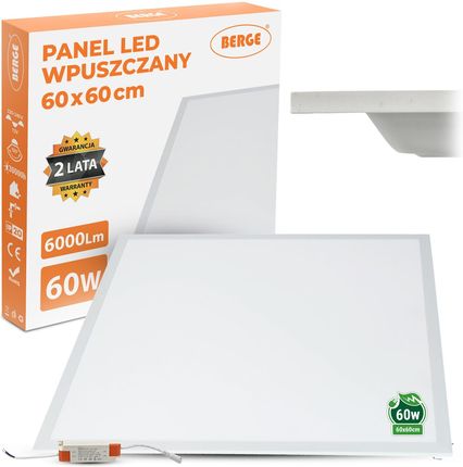 Lampa Panel Led 60x60 Wpuszczany Kaseton 60W