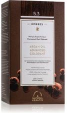 Zdjęcie Korres Argan Oil Trwały Kolor Włosów Z Olejkiem Arganowym Odcień 5.3 Golden / Honey Light Brown 50 ml - Wrocław