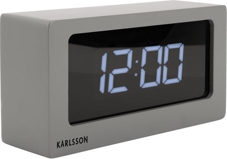 Karlsson Table Clock Boxed Led Warm Grey (Ka5868Wg)