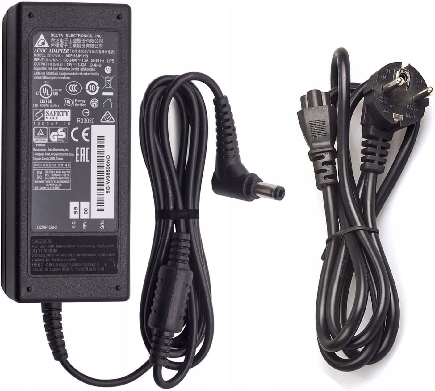 Caricabatterie 90W Per Toshiba Satellite L855 L855D L870 L870D - 19V Con Cavo Alimentazione
