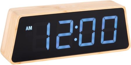 Karlsson Alarm Clock Changing Colour Led Bamboo (Ka5931)