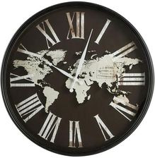 Zdjęcie Eurofirany Nowoczesny Zegar Ścienny Kontynenty 60X6X60 Czarny - Wrocław