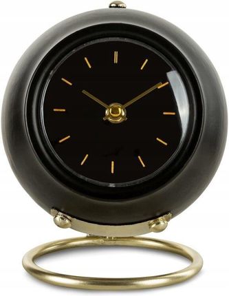 Eurofirany Nowoczesny Zegar Stołowy Clock 16X13X19 Czarny