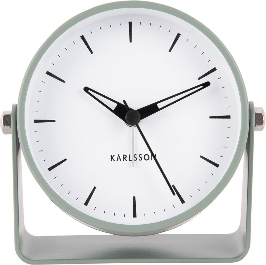 Karlsson Alarm Clock Calm Metal Grayed Jade (Ka5937Gr) Opinie i