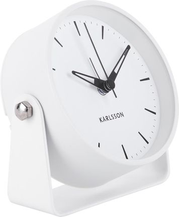 Karlsson Alarm Clock Calm Metal White (Ka5937Wh)