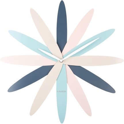 Karlsson Wall Clock Bloom Metal Blush Multi Colour (Ka5945Mc)