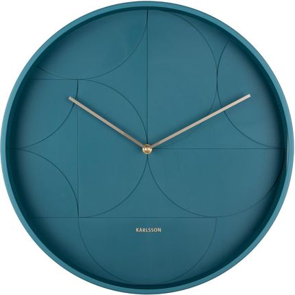 Karlsson Wall Clock Echelon Circular Dark Blue (Ka5948Db)
