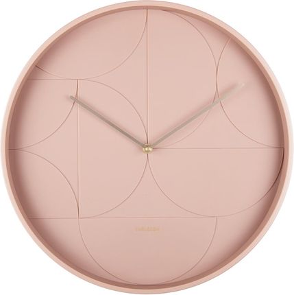 Karlsson Wall Clock Echelon Circular Faded Pink (Ka5948Pi)