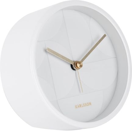 Karlsson Alarm Clock Echelon Circular White (Ka5949Wh)